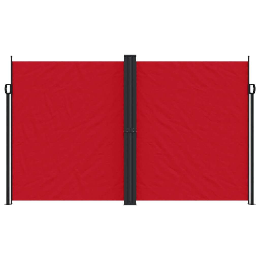 Tenda da Sole Laterale Retrattile Rossa 200x600 cm | homemem39