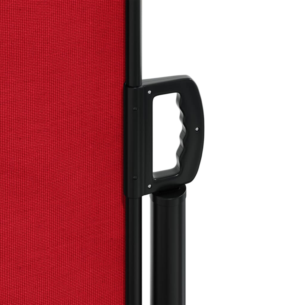 Tenda da Sole Laterale Retrattile Rossa 200x600 cm | homemem39