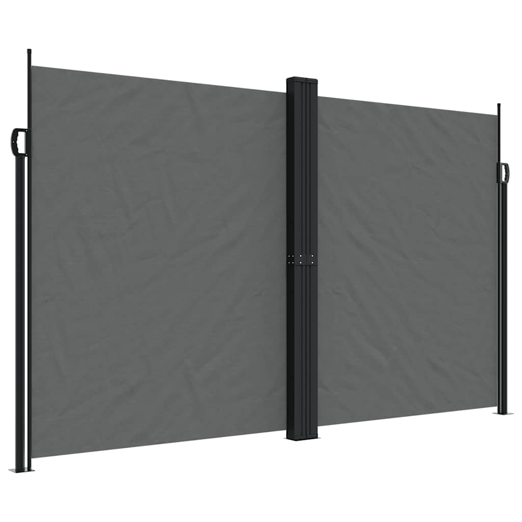 Tenda da Sole Laterale Retrattile Antracite 200x600 cm | homemem39