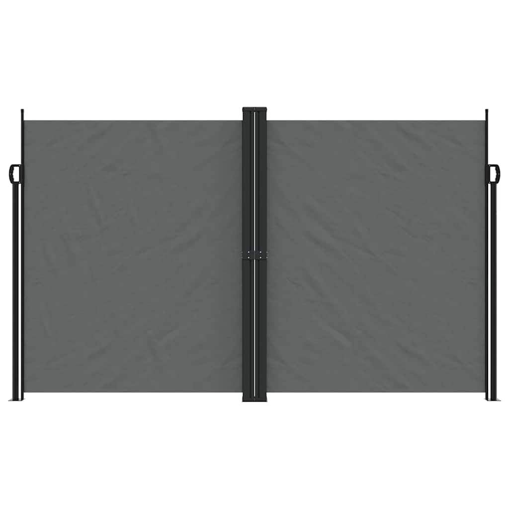 Tenda da Sole Laterale Retrattile Antracite 200x600 cm | homemem39