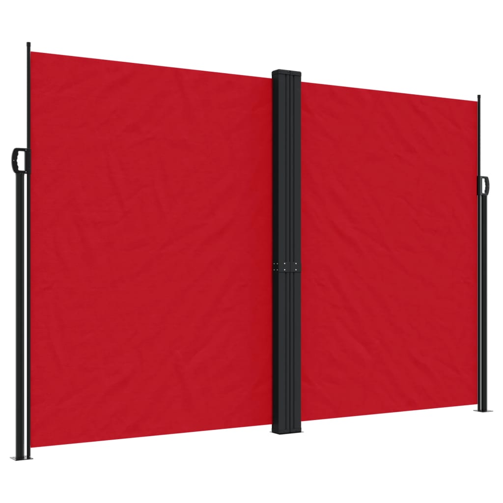 Tenda da Sole Laterale Retrattile Rossa 220x600 cm | homemem39