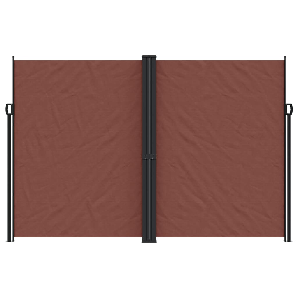 Tenda da Sole Laterale Retrattile Marrone 220x600 cm | homemem39