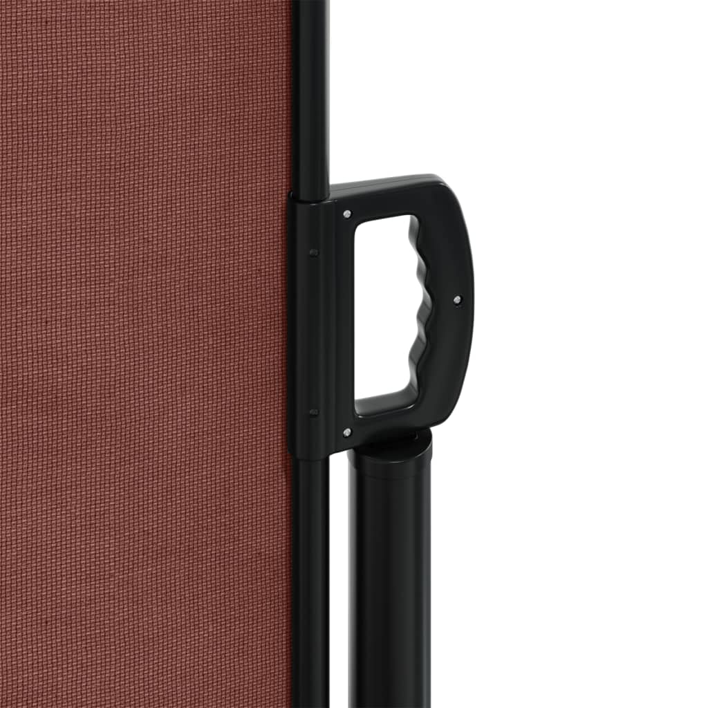 Tenda da Sole Laterale Retrattile Marrone 220x600 cm | homemem39
