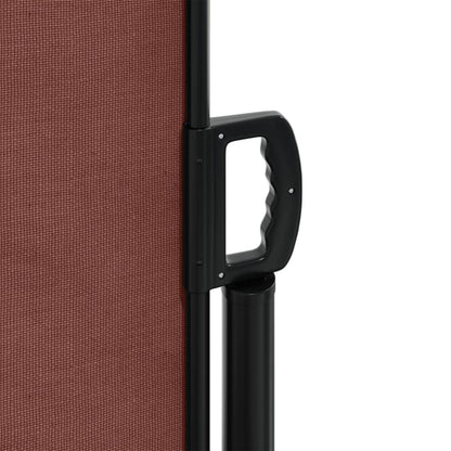 Tenda da Sole Laterale Retrattile Marrone 220x600 cm | homemem39