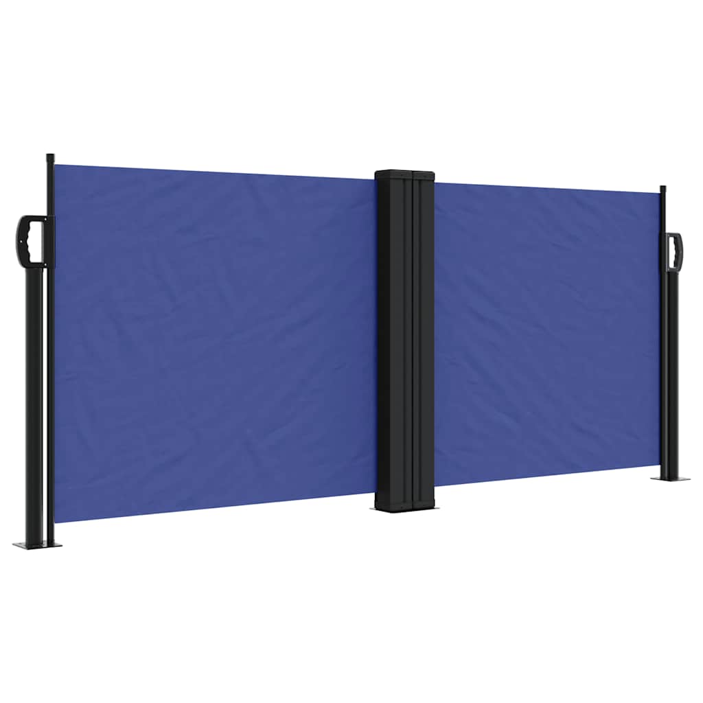 Tenda da Sole Laterale Retrattile Blu 100x1000 cm | homemem39