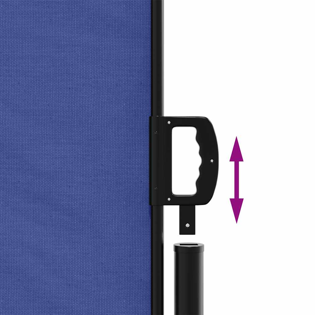 Tenda da Sole Laterale Retrattile Blu 100x1000 cm | homemem39