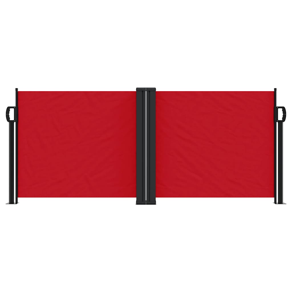 Tenda da Sole Laterale Retrattile Rossa 100x1000 cm | homemem39
