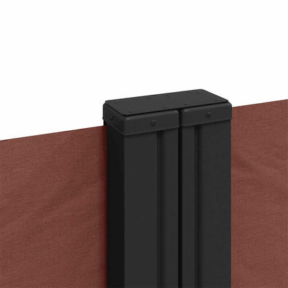 Tenda da Sole Laterale Retrattile Marrone 100x1000 cm | homemem39