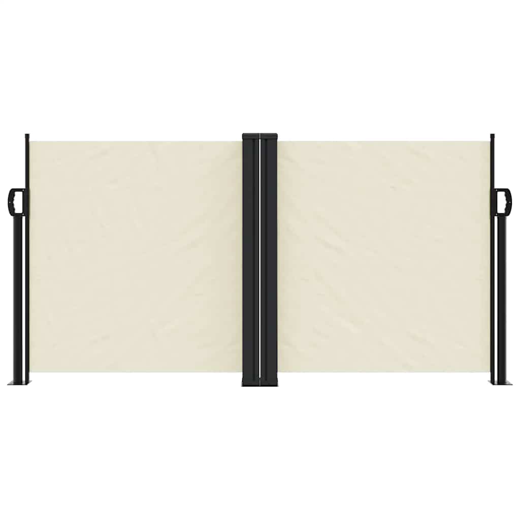 Tenda da Sole Laterale Retrattile Crema 120x1000 cm | homemem39