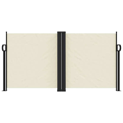 Tenda da Sole Laterale Retrattile Crema 120x1000 cm | homemem39