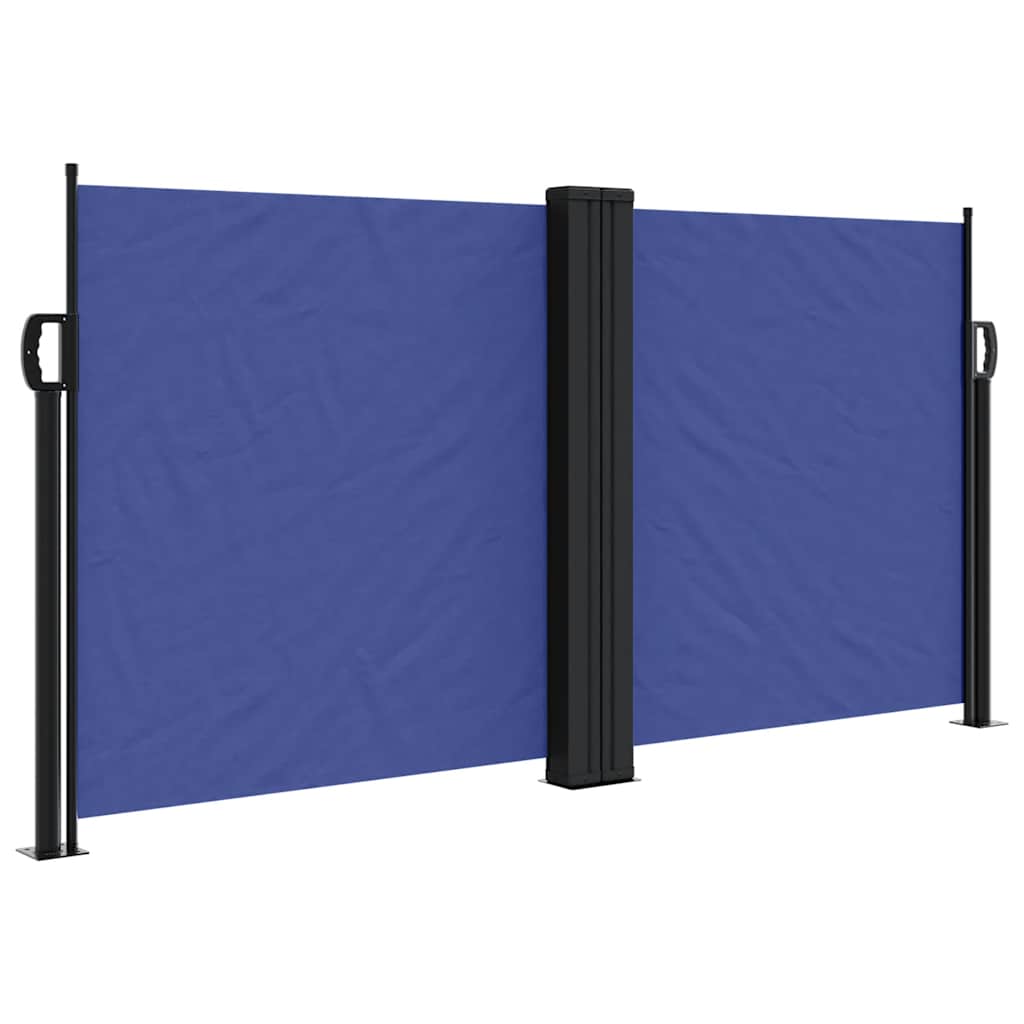 Tenda da Sole Laterale Retrattile Blu 120x1000 cm | homemem39