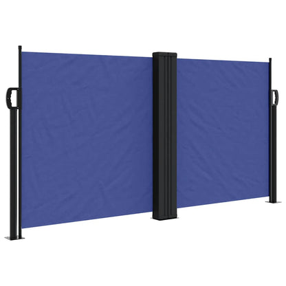 Tenda da Sole Laterale Retrattile Blu 120x1000 cm | homemem39