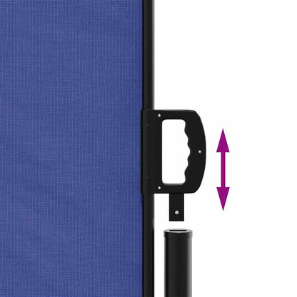 Tenda da Sole Laterale Retrattile Blu 120x1000 cm | homemem39