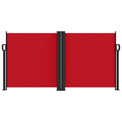 Tenda da Sole Laterale Retrattile Rossa 120x1000 cm | homemem39