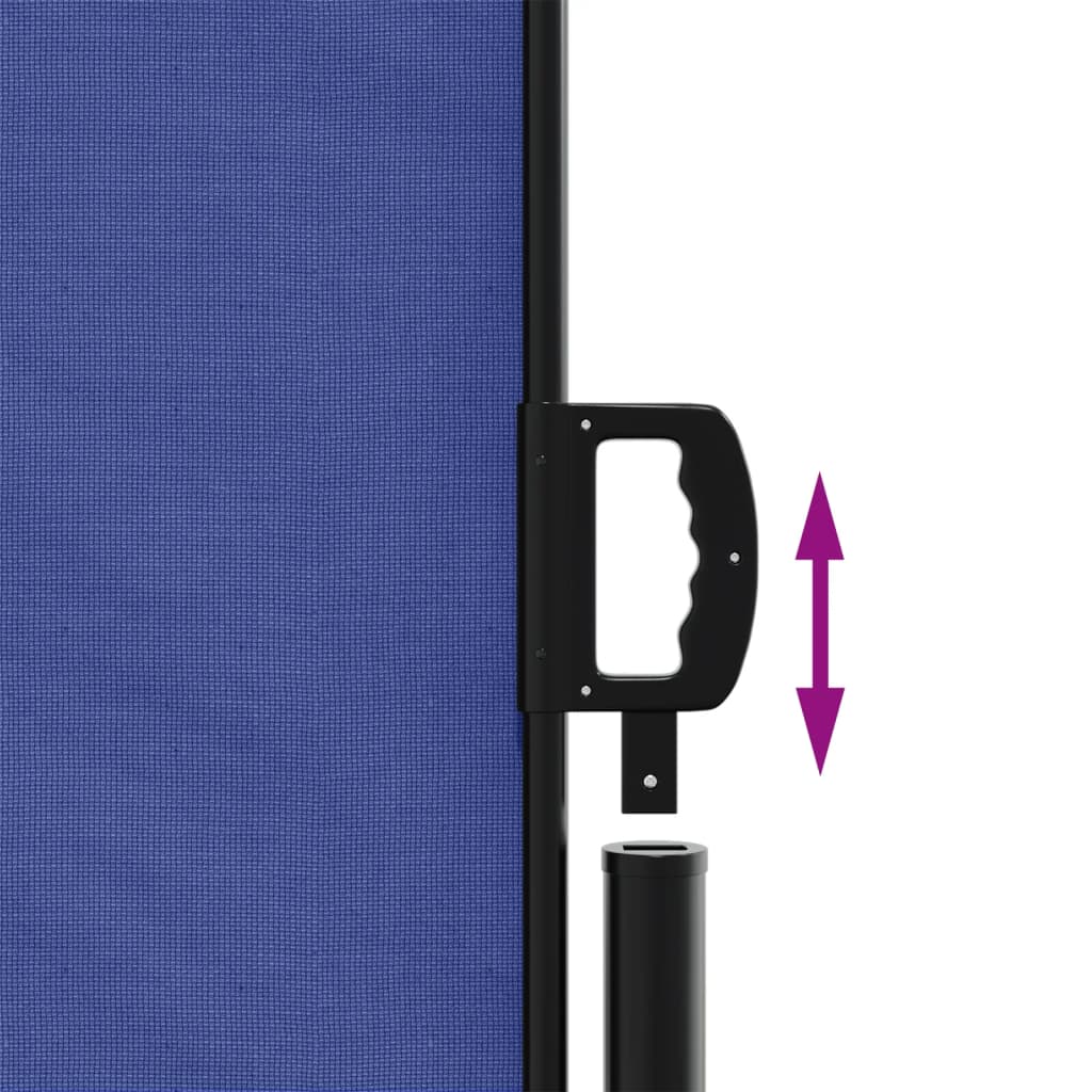 Tenda da Sole Laterale Retrattile Blu 140x1000 cm | homemem39