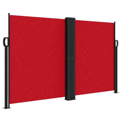 Tenda da Sole Laterale Retrattile Rossa 140x1000 cm | homemem39