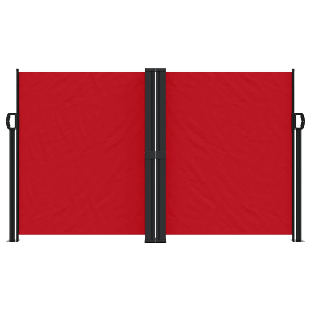 Tenda da Sole Laterale Retrattile Rossa 140x1000 cm | homemem39