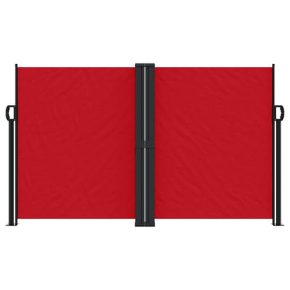 Tenda da Sole Laterale Retrattile Rossa 140x1000 cm | homemem39