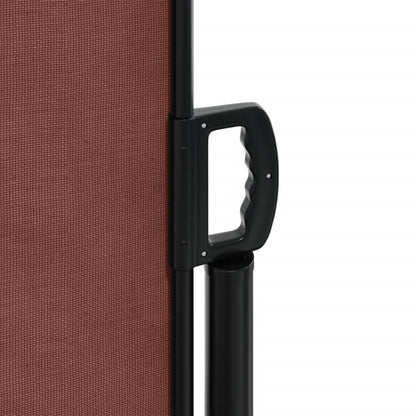 Tenda da Sole Laterale Retrattile Marrone 140x1000 cm | homemem39