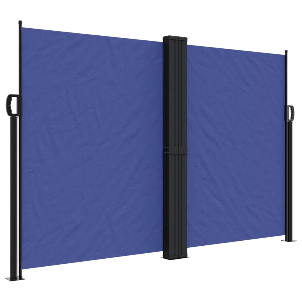 Tenda da Sole Laterale Retrattile Blu 160x1000 cm | homemem39