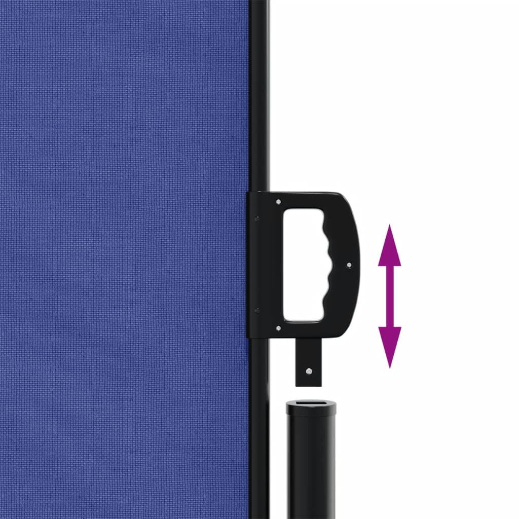Tenda da Sole Laterale Retrattile Blu 160x1000 cm | homemem39