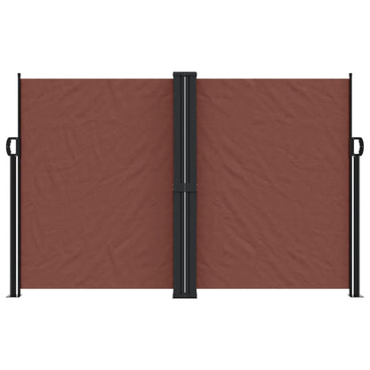 Tenda da Sole Laterale Retrattile Marrone 160x1000 cm | homemem39