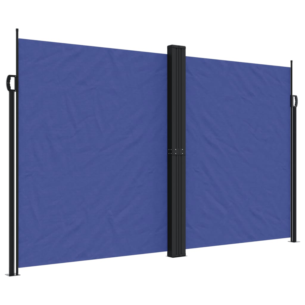 Tenda da Sole Laterale Retrattile Blu 200x1000 cm