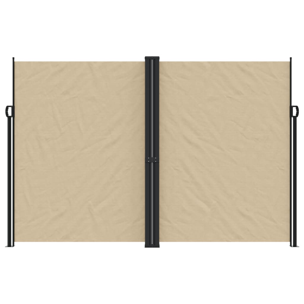 Tenda da Sole Laterale Retrattile Beige 220x1000 cm