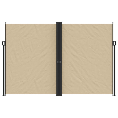 Tenda da Sole Laterale Retrattile Beige 220x1000 cm