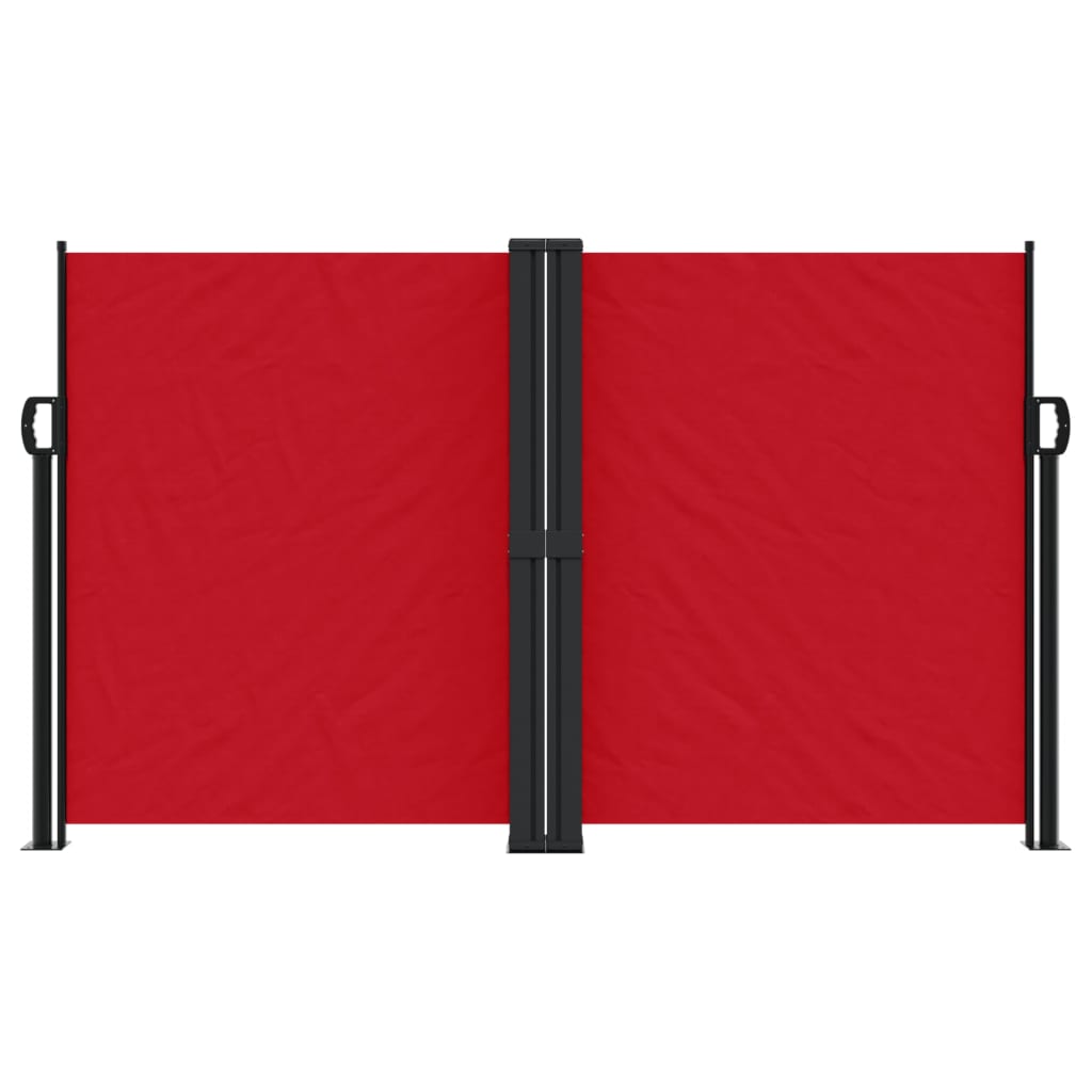 Tenda Laterale Retrattile Rossa 140x1200 cm