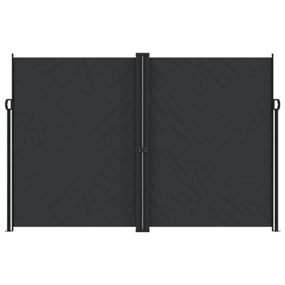 Tenda da Sole Laterale Retrattile Nera 220x1200 cm