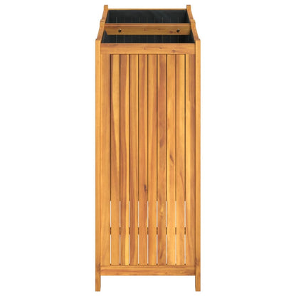 Fioriera Giardino con Rivestimento 84x42x100 cm Massello Acacia - homemem39