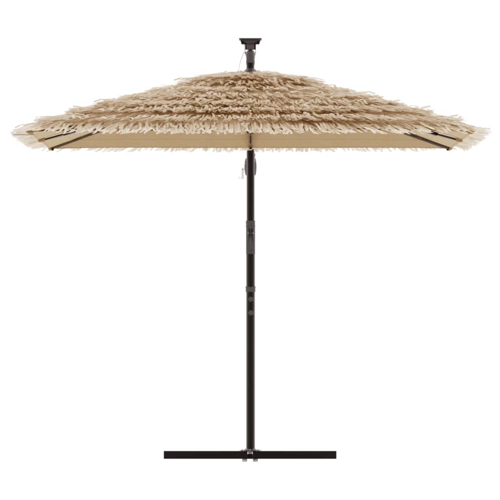 Ombrellone Giardino con Palo in Acciaio Marrone 290x290x238 cm | homemem39