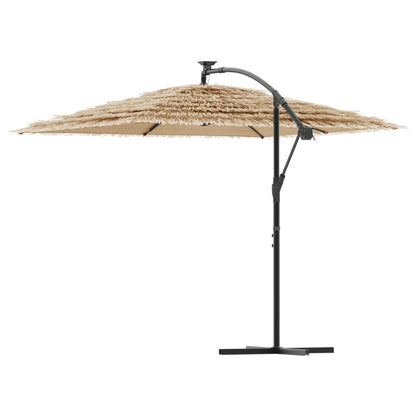 Ombrellone Giardino con Palo in Acciaio Marrone 290x290x238 cm | homemem39