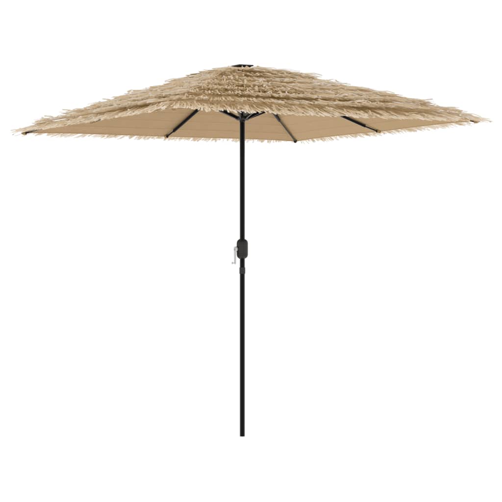 Ombrellone Giardino con Palo in Acciaio Marrone 248x248x248 cm | homemem39