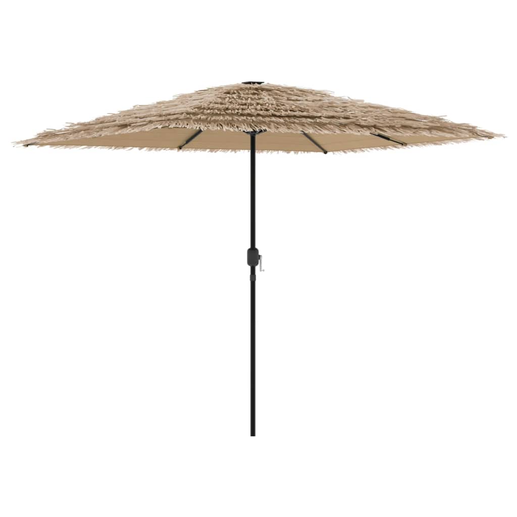 Ombrellone Giardino con Palo in Acciaio Marrone 248x248x248 cm | homemem39