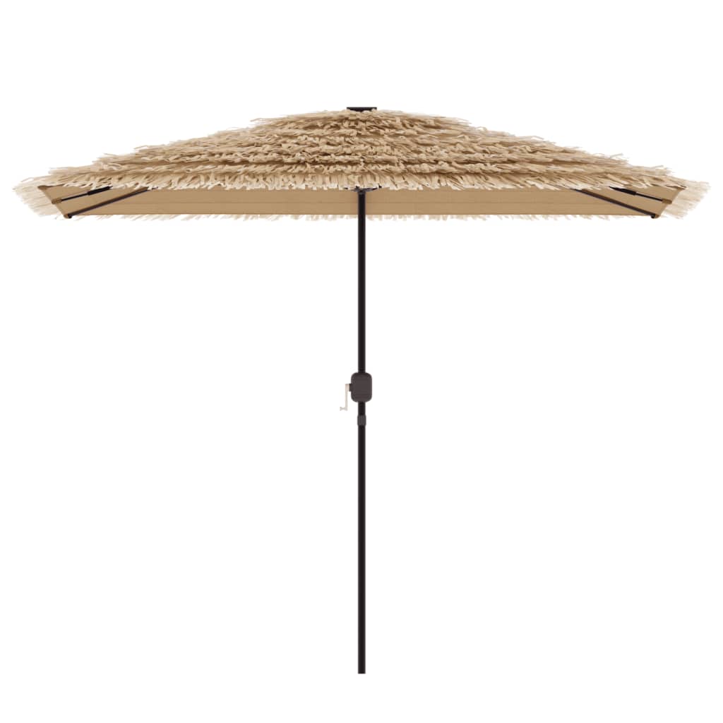 Ombrellone Giardino con Palo in Acciaio Marrone 300x200x250 cm | homemem39