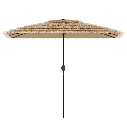Ombrellone Giardino con Palo in Acciaio Marrone 300x200x250 cm | homemem39