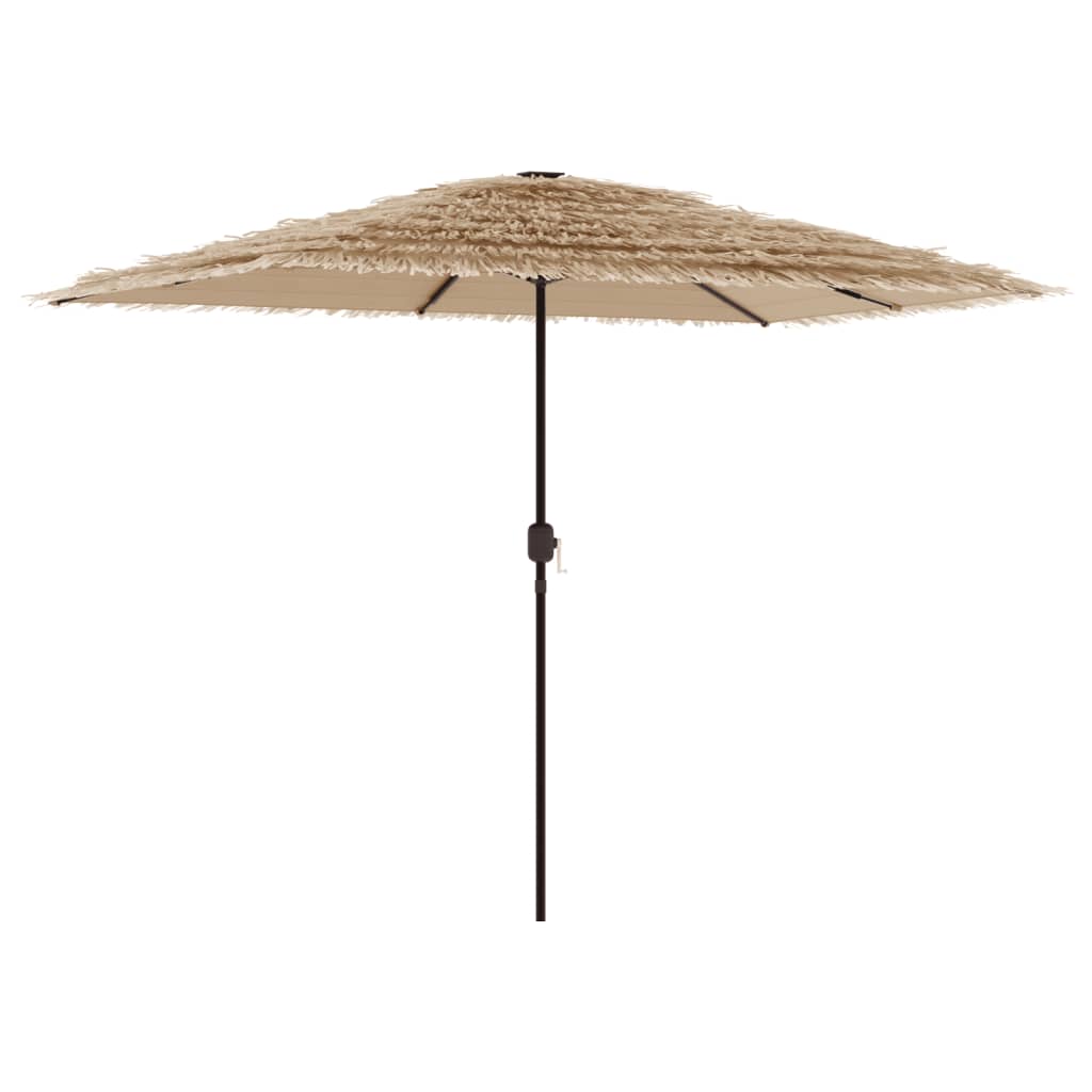 Ombrellone Giardino con Palo in Acciaio Marrone 300x200x250 cm | homemem39