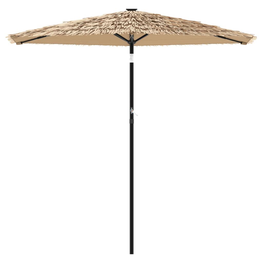 Ombrellone Giardino con Palo in Acciaio Marrone 223x223x213 cm | homemem39