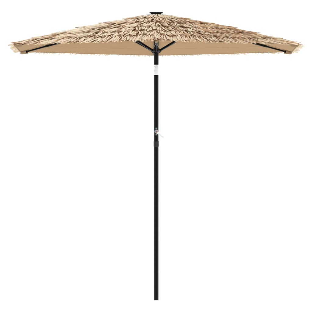 Ombrellone Giardino con Palo in Acciaio Marrone 268x268x226 cm | homemem39
