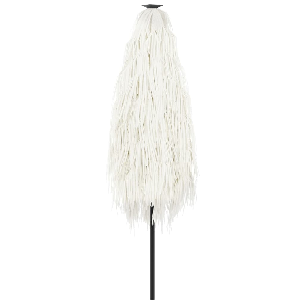 Ombrellone Giardino con Palo in Acciaio Bianco 268x268x226 cm | homemem39