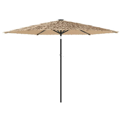 Ombrellone Giardino con Palo in Acciaio Marrone 288x288x225 cm | homemem39