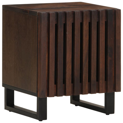 Bedside table 40x34x46 cm in Solid Mango Wood