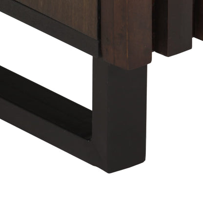 Bedside table 40x34x46 cm in Solid Mango Wood