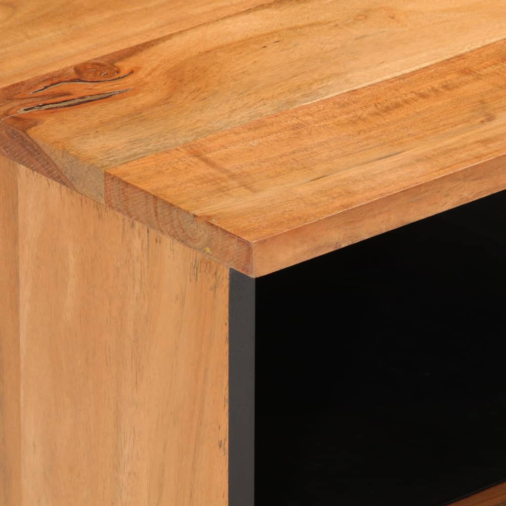 Mobile Porta TV 70x34x46 cm in Legno Massello di Acacia - homemem39