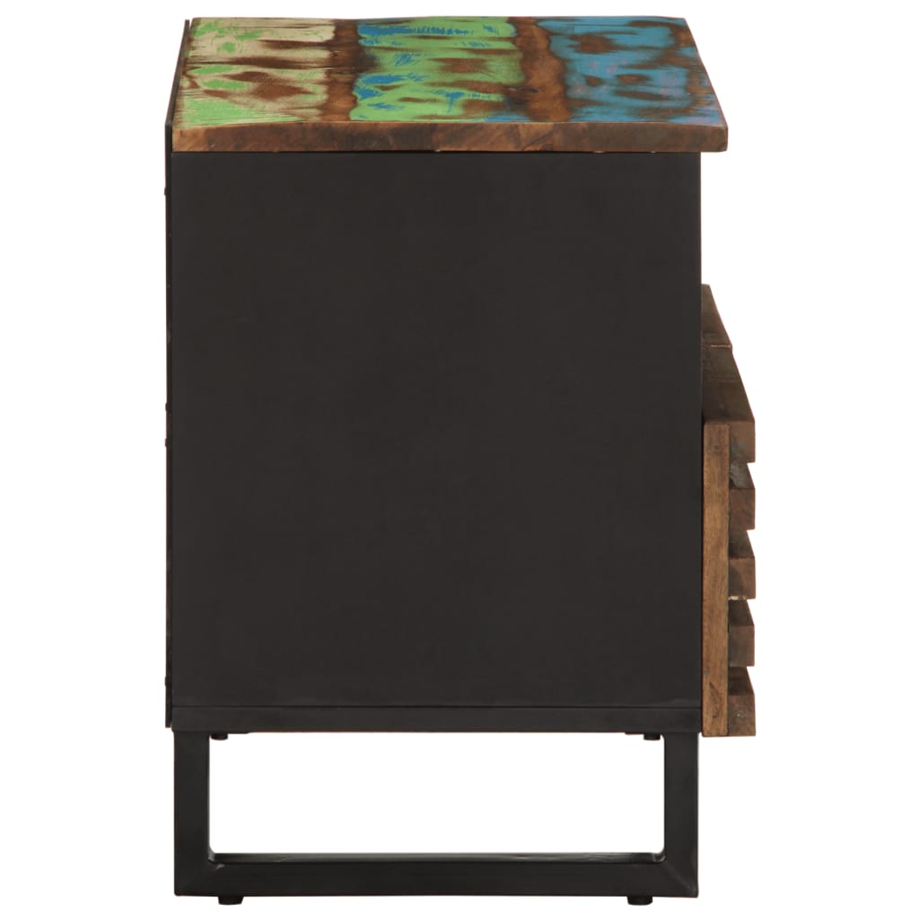 Mobile Porta TV 70x34x46 cm in Legno Massello di Acacia - homemem39