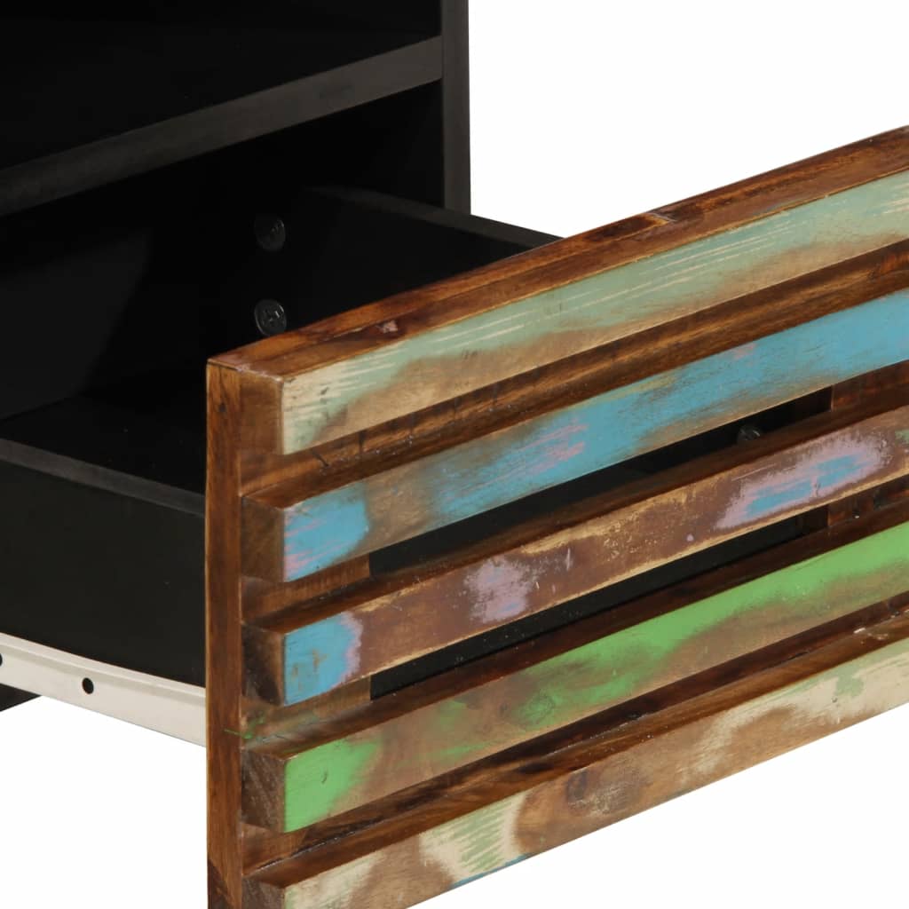 Mobile Porta TV 70x34x46 cm in Legno Massello di Acacia - homemem39