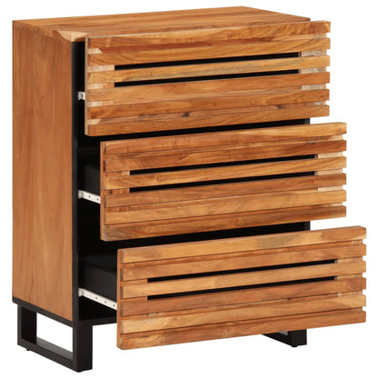 Credenza 60x34x75 cm in Legno Massello di Acacia | homemem39