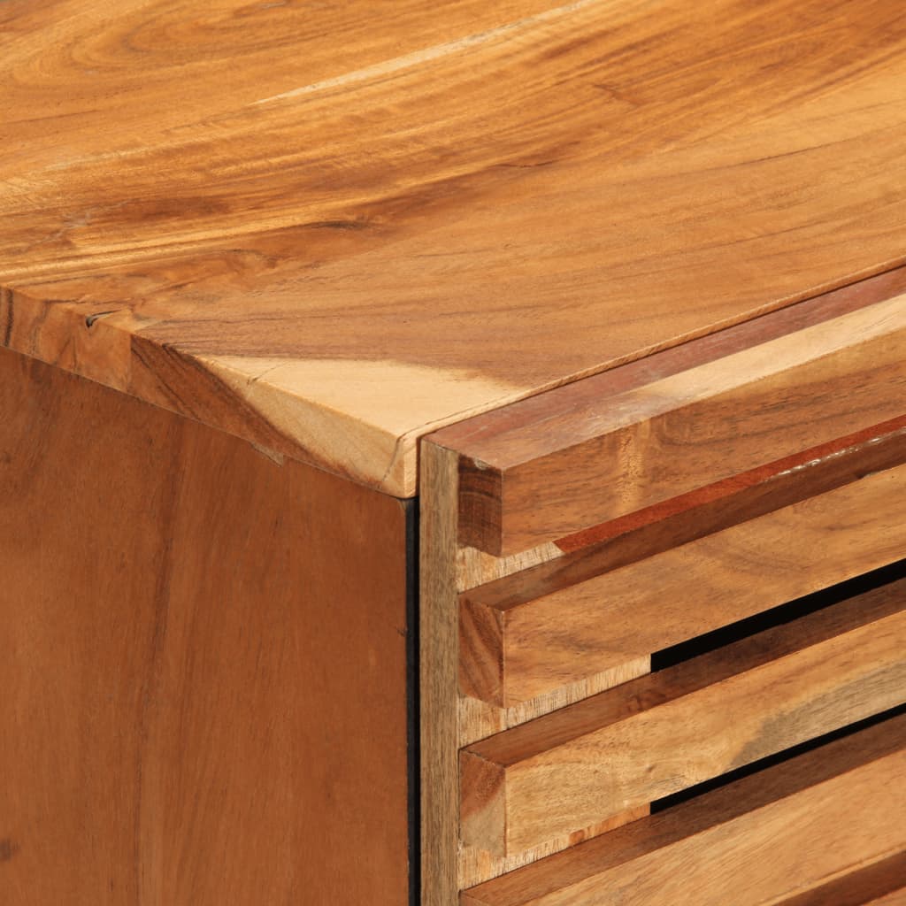 Credenza 60x34x75 cm in Legno Massello di Acacia | homemem39